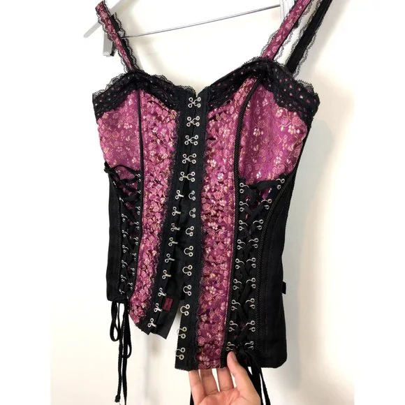 Tripp NYC Floral Corset Top - Picture 3 of 5